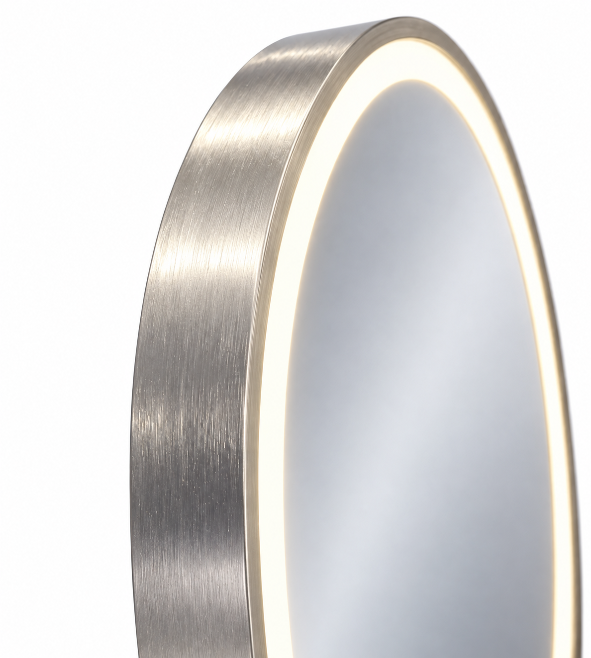70cm Smart Touch LED Bathroom Mirror Round - Silver
