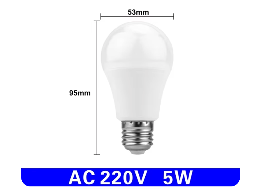 10 Pack LED 5w Light Bulb E27