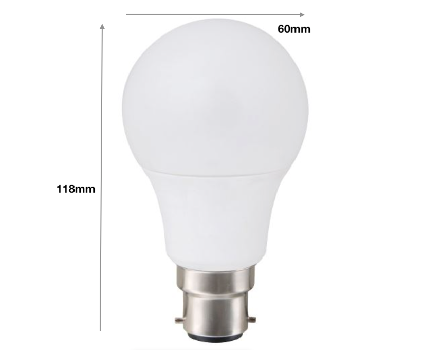 10 Pack - LED 12w Light Bulb B22
