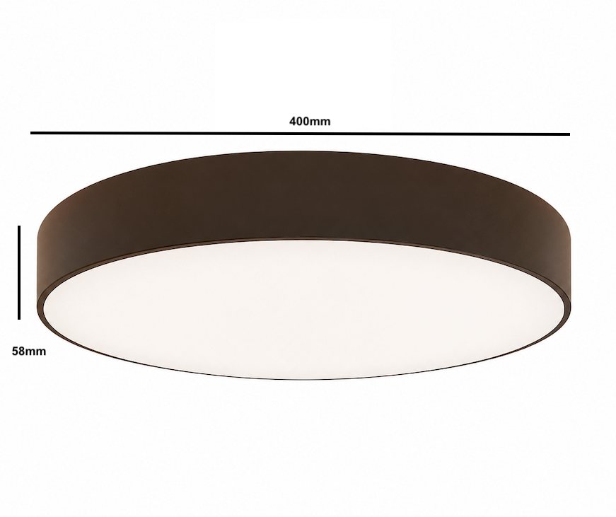 Modern Flush Mount Ceiling Light With Built in LED