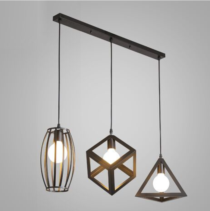 Modern Metal Pendant Lamps - 3 Different Design In A Row