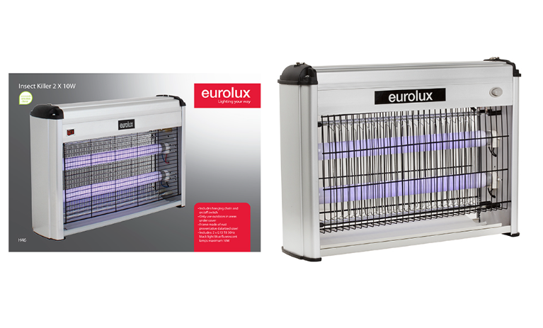 Eurolux - Insect Zapper 2x10w Tubes