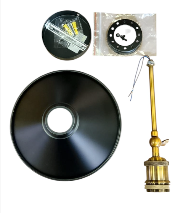 Black And Gold Wall Light Fixture