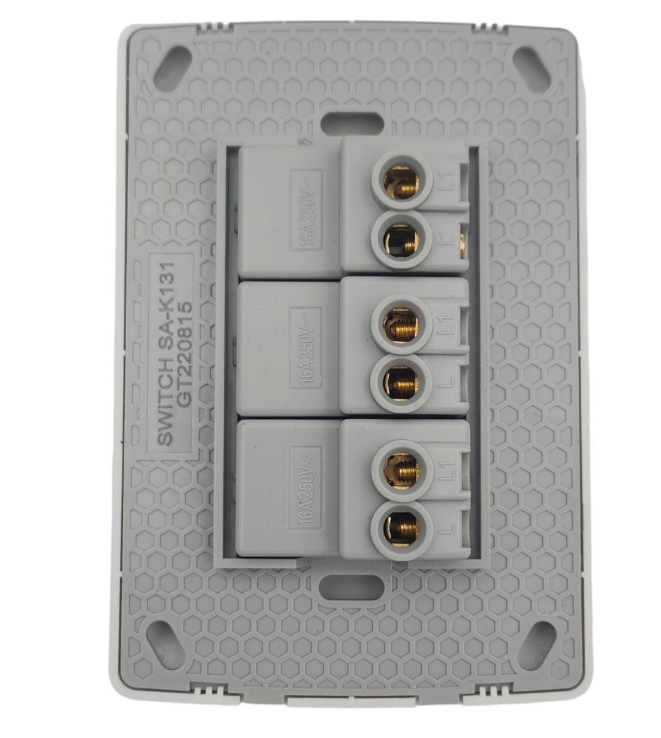 3 Lever (1 Way) Light Switch - Hello Today
