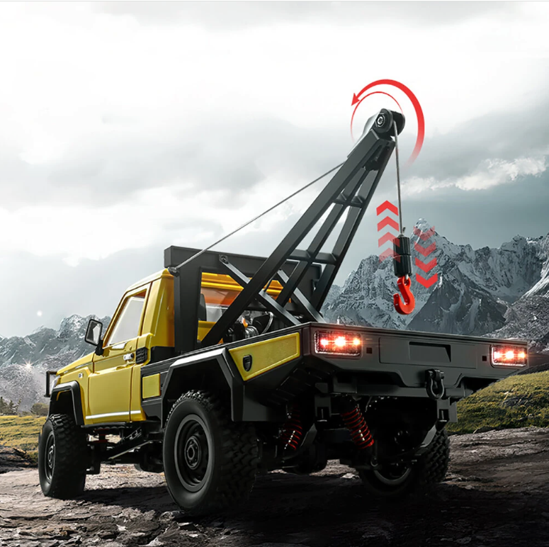 Radio Control Land Cruiser 1/12 Rock Crawler Tow Truck