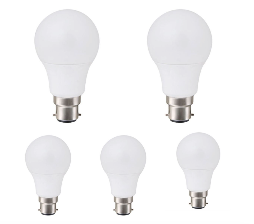 5 Pack - LED 18w Light Bulb E27 or B22