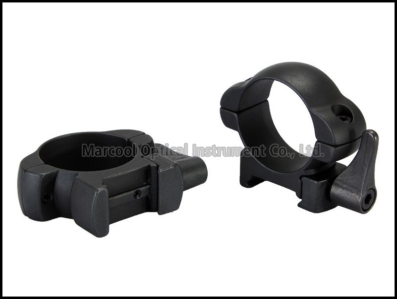 Cast Iron 30mm, 2 - Piece Picatinny Rail Mounts Low, Quick detach