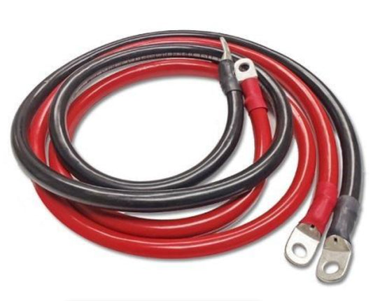 1m Red & 1m Black Solar Copper Battery Cable With 8 Lugs
