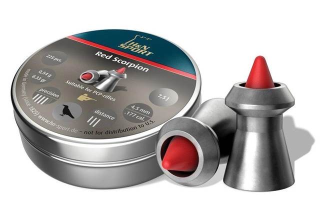 H&N RED SCORPION 4.5MM 225S 8.49 GRAIN