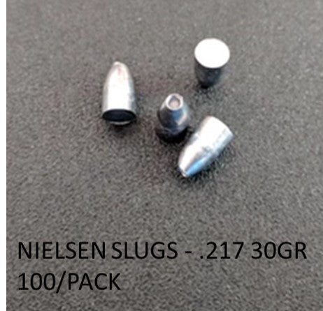NIELSEN SLUGS - .217 30GR 100/PACK