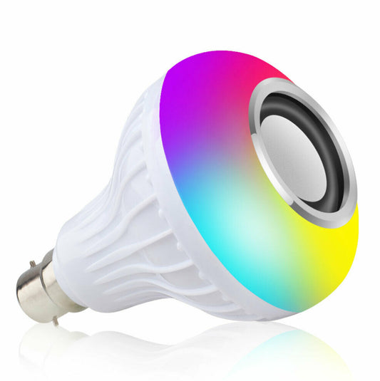 Bluetooth Speaker Music Light Bulb With Remote - B22 BAYONET