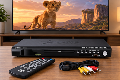 DVD Player With USB/SD Slot & FM Radio