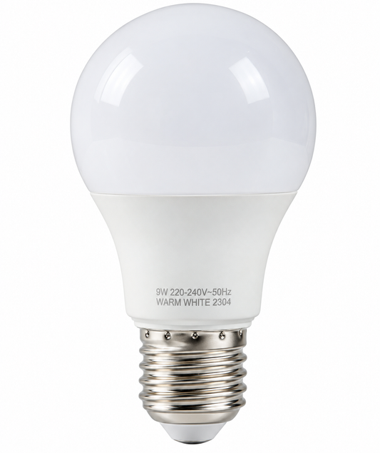 10 Pack - Eurolux E27 9W Light Bulb LED (Warm White)