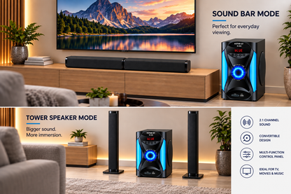 ISTAR-ST Bluetooth 2.1 Sound Bar with Wired Subwoofer - K4