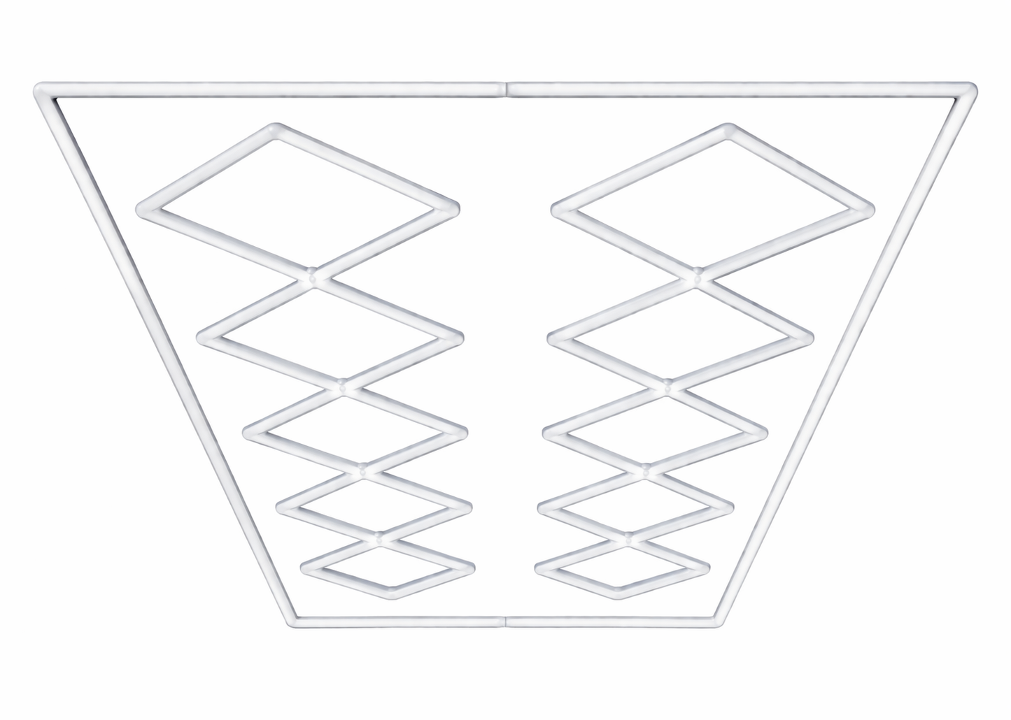 Diamond Grid Led Car Garage Light 4.7m x 2.4m