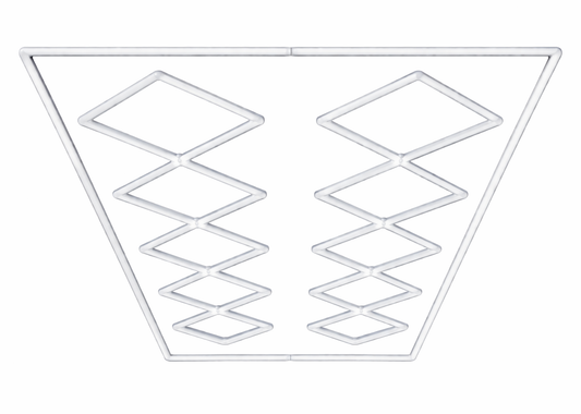 Diamond Grid Led Car Garage Light 4.7m x 2.4m