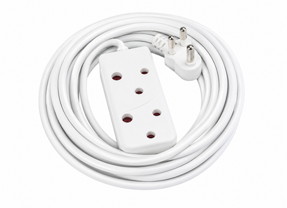 10m Extension Cord - White