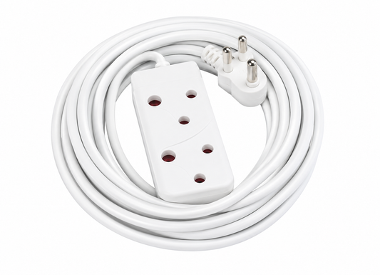 10m Extension Cord - White