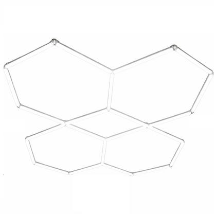 Hexagon Grid Led Car Garage Light 190cm x 160cm