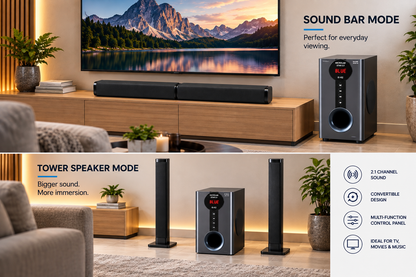 ISTAR-ST Bluetooth 2.1 Soundbar with Wired Subwoofer - K2