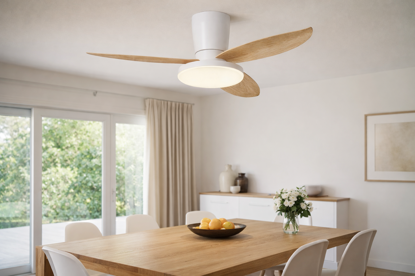 95cm Three Blade Ceiling Fan With Remote Control - 36 Inch