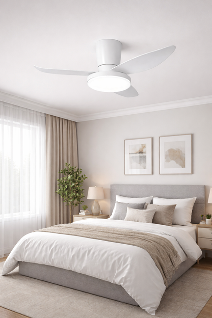 95cm Three Blade Ceiling Fan With Remote Control - 36 Inch