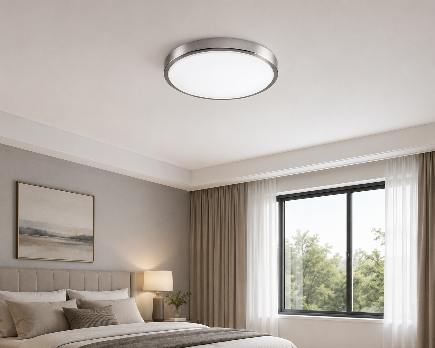 23cm Ceiling Light with Built in LED -18W