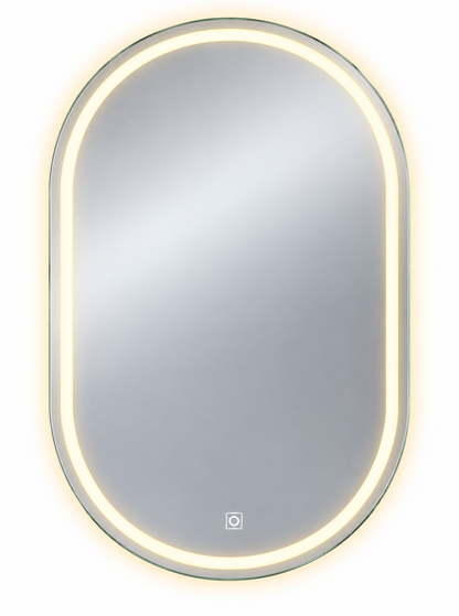 Frameless Smart Touch LED Bathroom Mirror 90cmx60cm