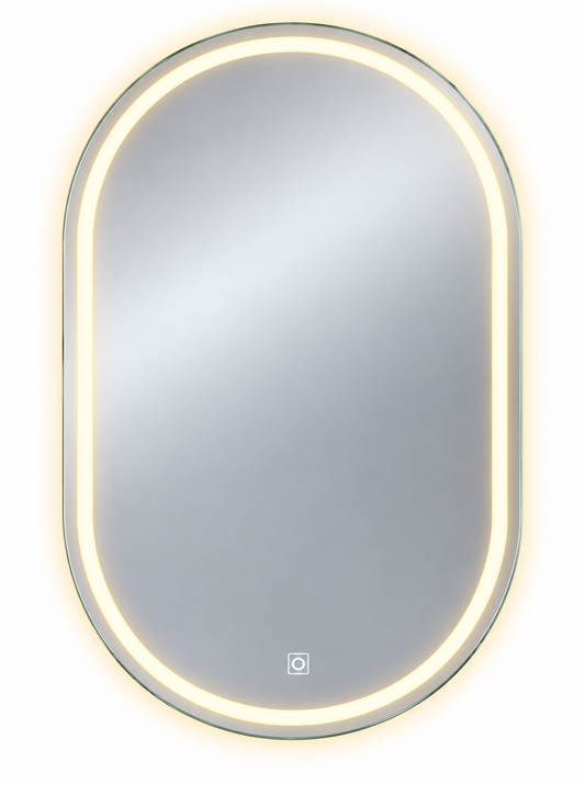 Frameless Smart Touch LED Bathroom Mirror 90cmx60cm