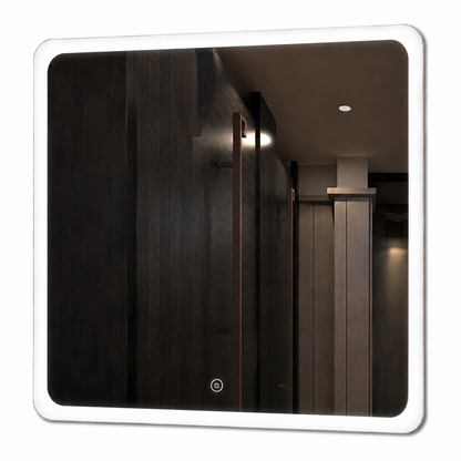 Smart Touch LED Bathroom Mirror 90cm x 90cm