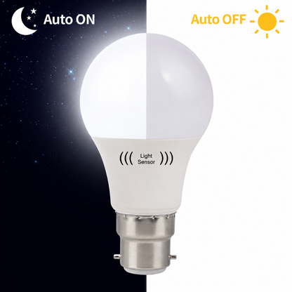 5 Pack - Day / Night Sensor 7w Light Bulbs