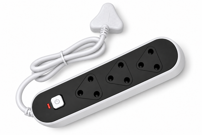 3 Way Multi Plug Sockets Adapter With Overload Protection