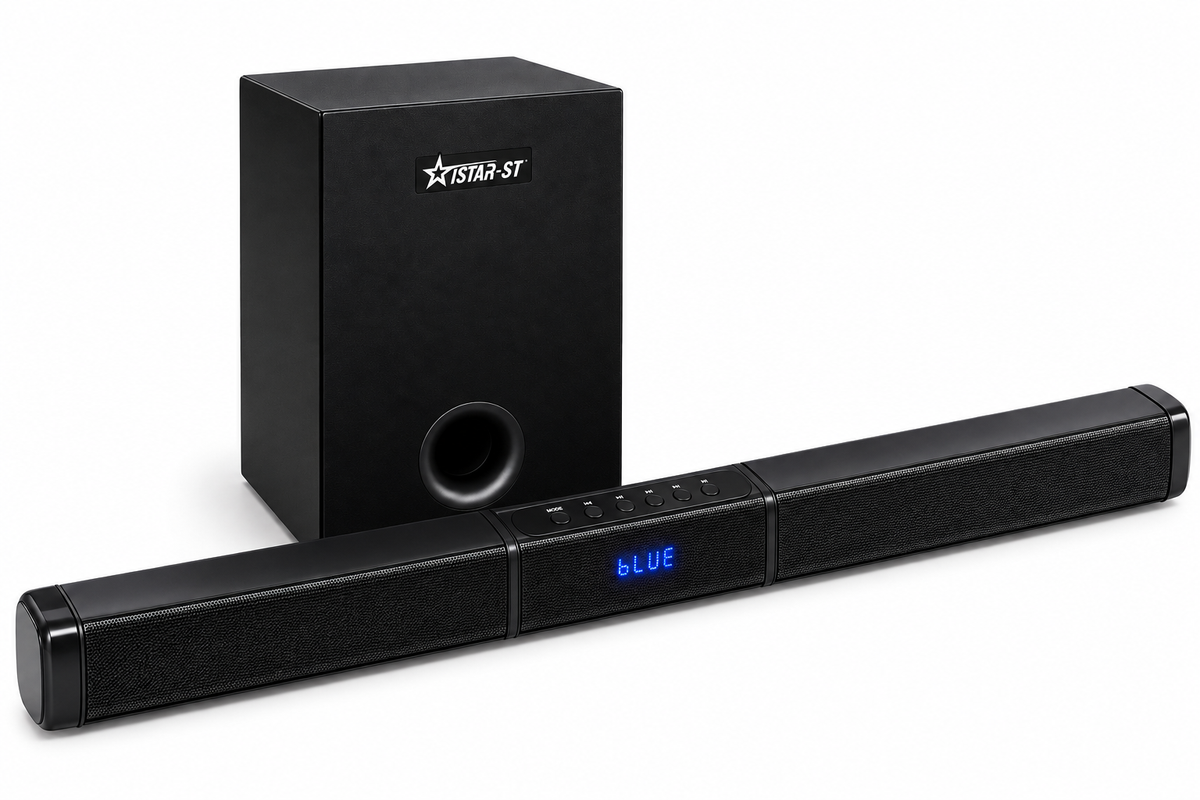 ISTAR-ST Bluetooth 2.1 Soundbar with Wired Subwoofer