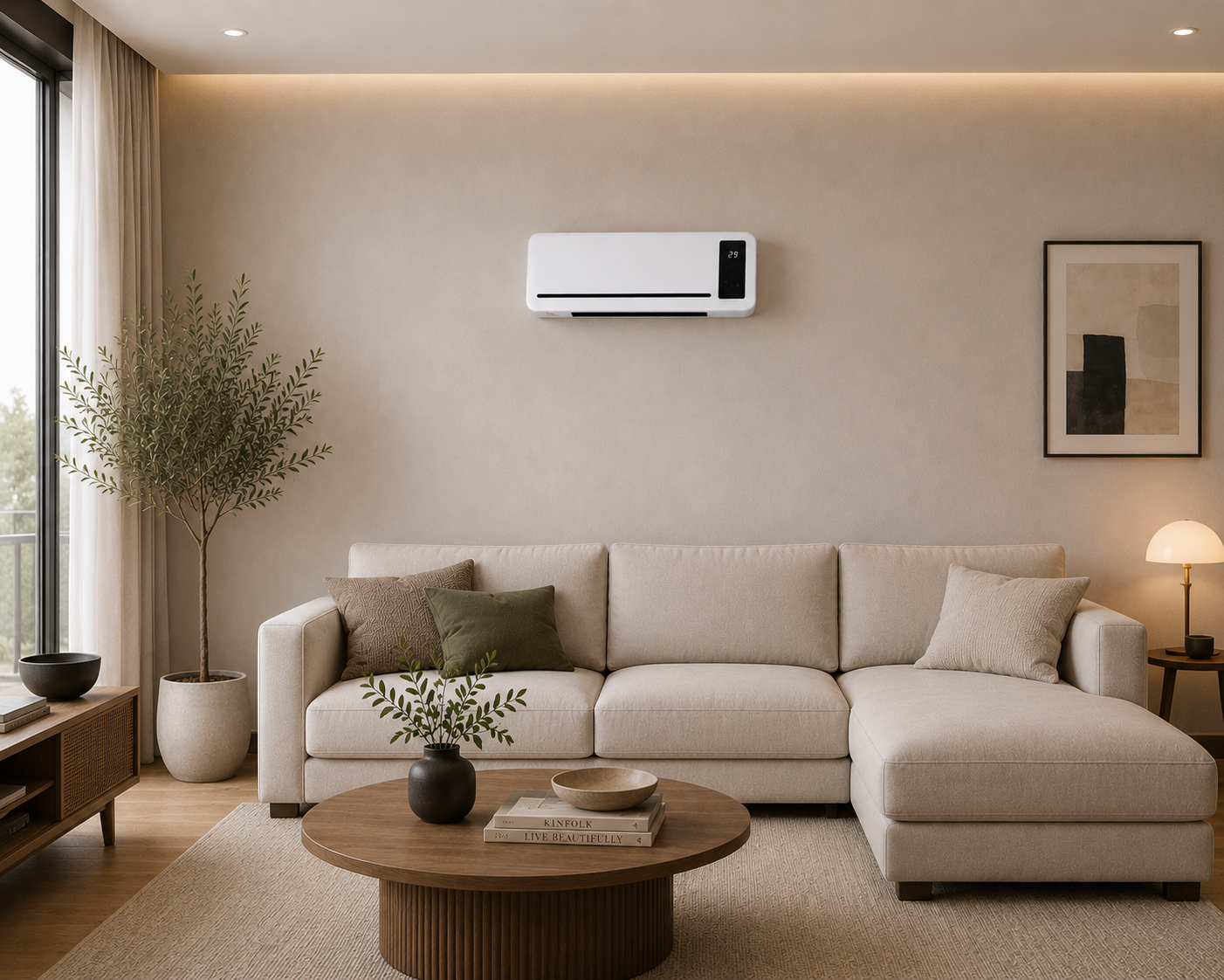 Electric Wall Mounted Heater With Remote Control