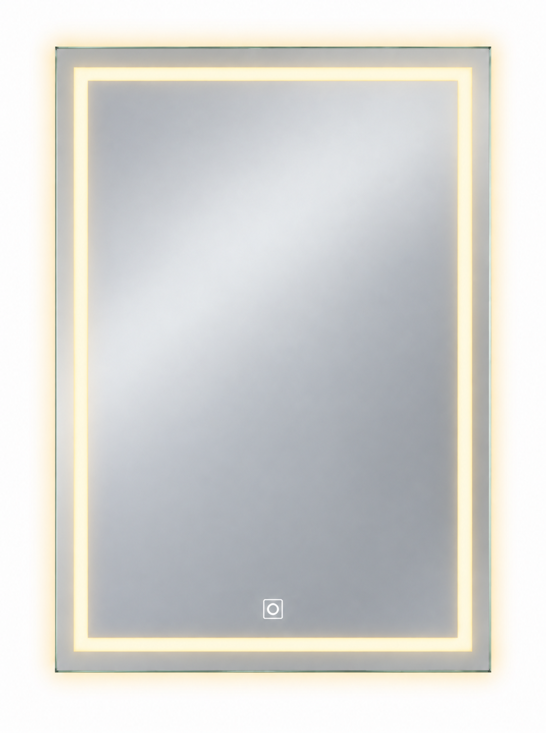 Frameless Smart Touch LED Bathroom Mirror 90cm x 70cm