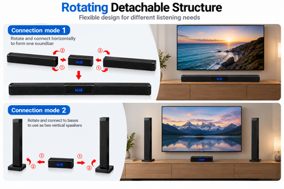ISTAR-ST Bluetooth 2.1 Soundbar with Wired Subwoofer