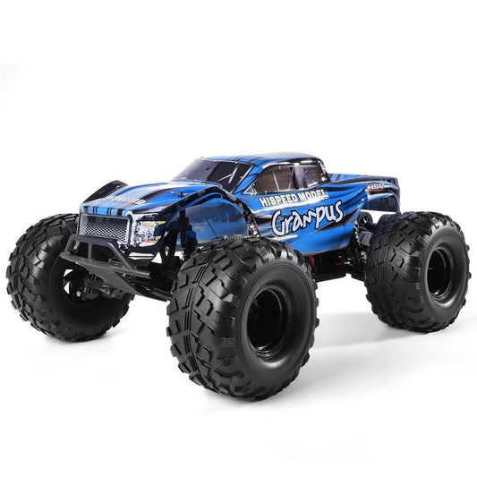 HSP RC Monster Truck 1:10 Scale 4WD with 7.2V Battery Blue