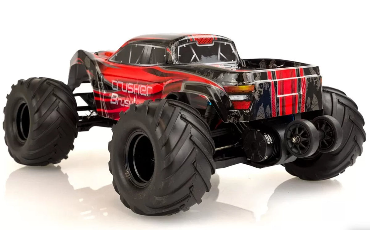 HSP RC Monster Truck 1:10 Scale 4WD with 7.2V Battery Red