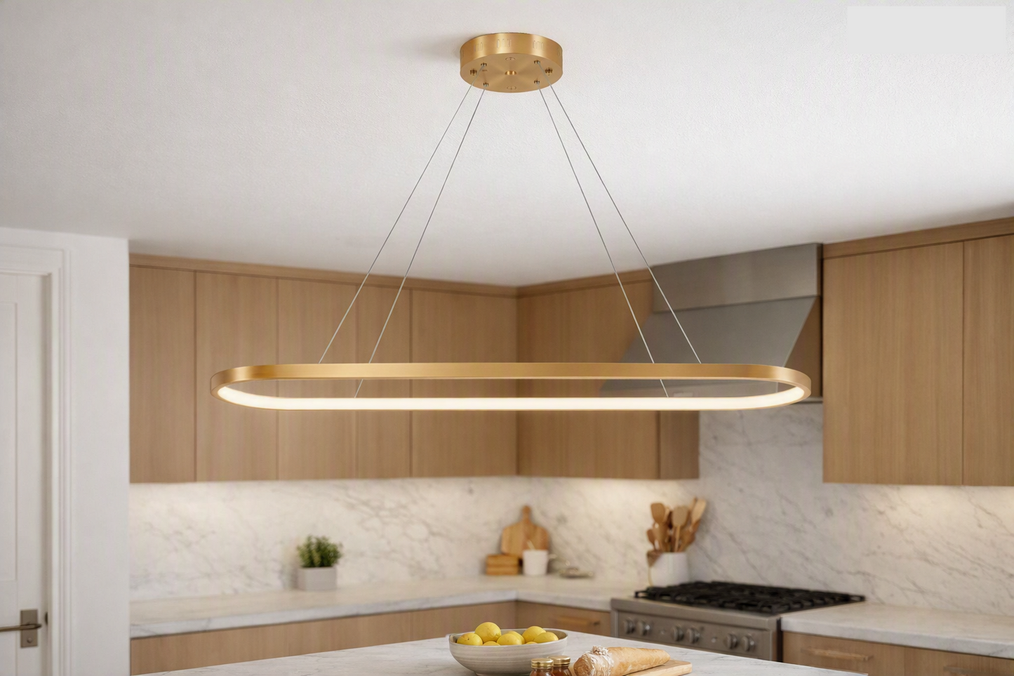 Gold Minimalist Pendant Light