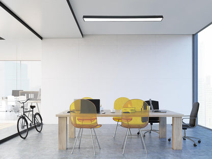 1.2m Black LED Batten Ceiling Light - 3200 Lumen