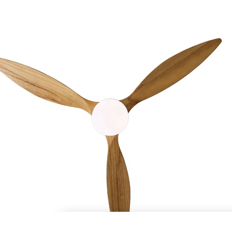 Wooden propeller on a white background