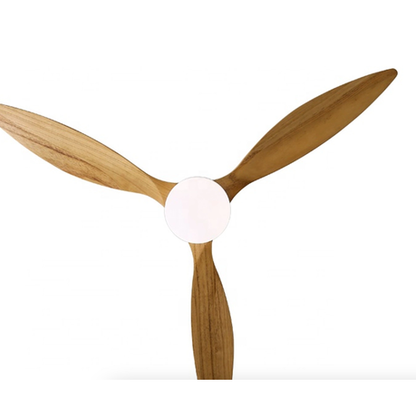 Wooden propeller on a white background
