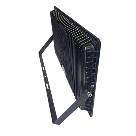 Black metal heat sink on a white background