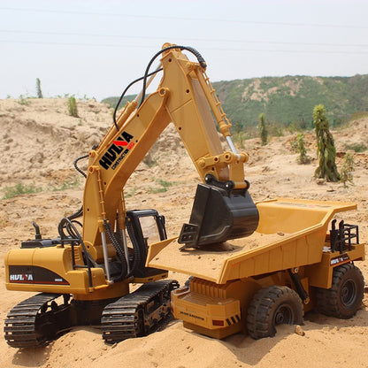 PCP Remote-Controlled Excavator Toy 114 Scale with Rechargeable Battery