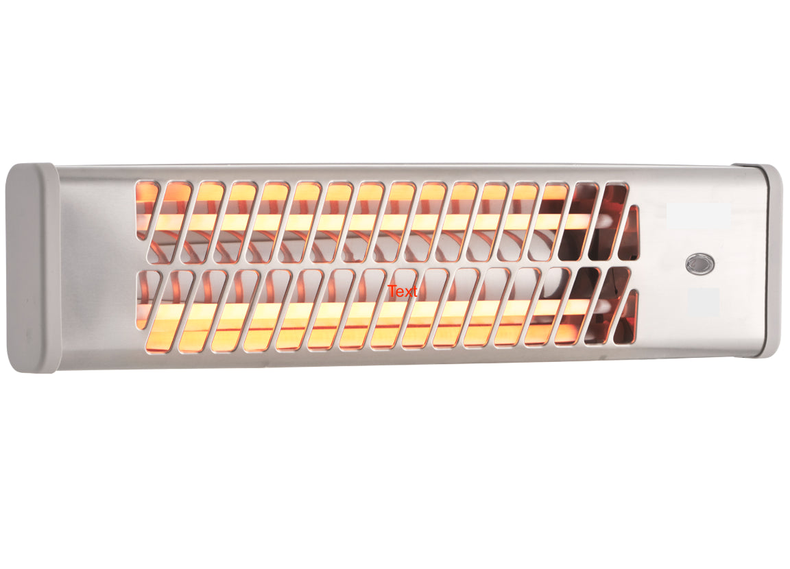 PCP Wall-Mounted Quartz Heater 1200W with Dual Heat Settings