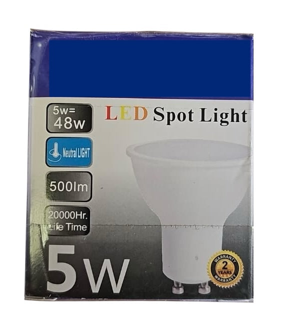 10 Pack - LED 5w Down lights GU10 - 4000k
