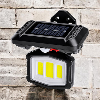 Solar Powered Wall Light With Motion Sensor - 18w