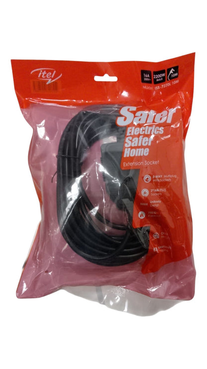 10m Extension Cord - Black