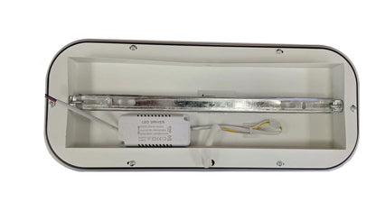 48w Modern Flush Mount Ceiling Light With Built in LED - 400mm