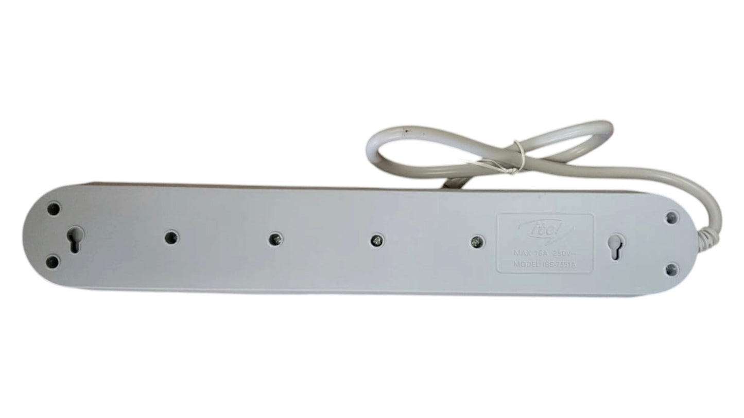 5 Way Multi Plug Sockets Adapter With Overload Protection